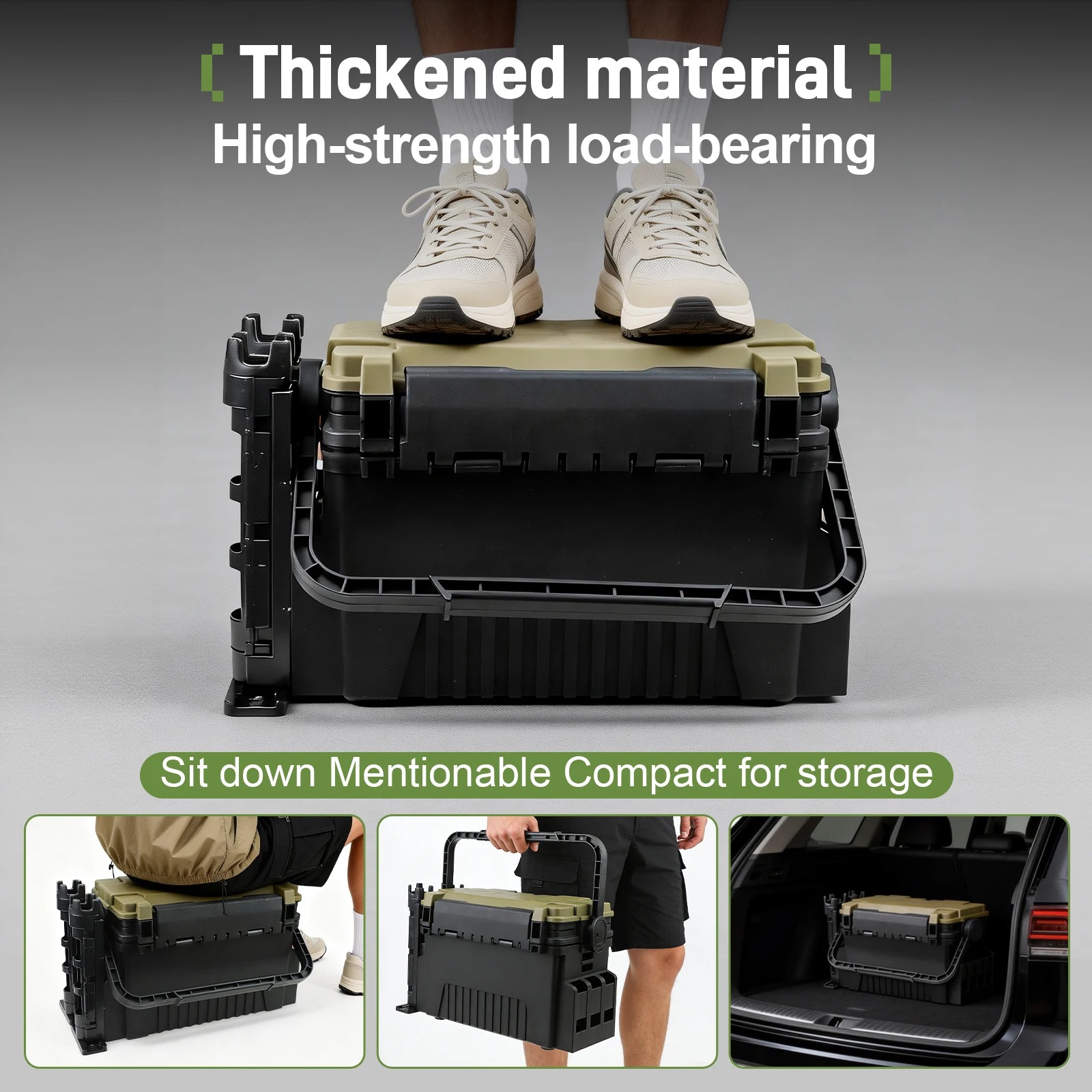 Fishing Tackle Box Double Laye - огляд і ціна Fishing Kayak Crate