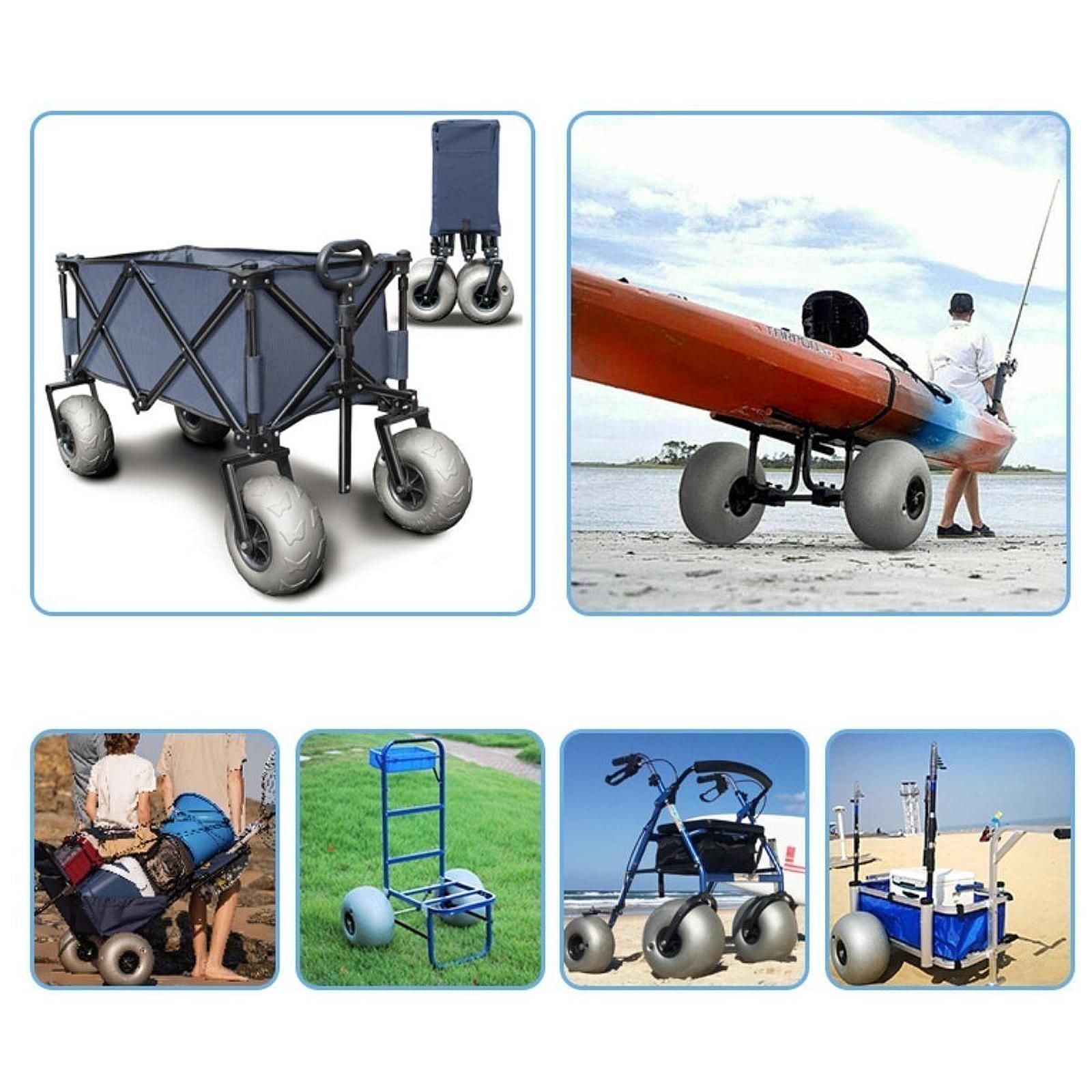 Beach Cart Sand Wheels 16 Inch - огляд і ціна Fishing Kayak Cart