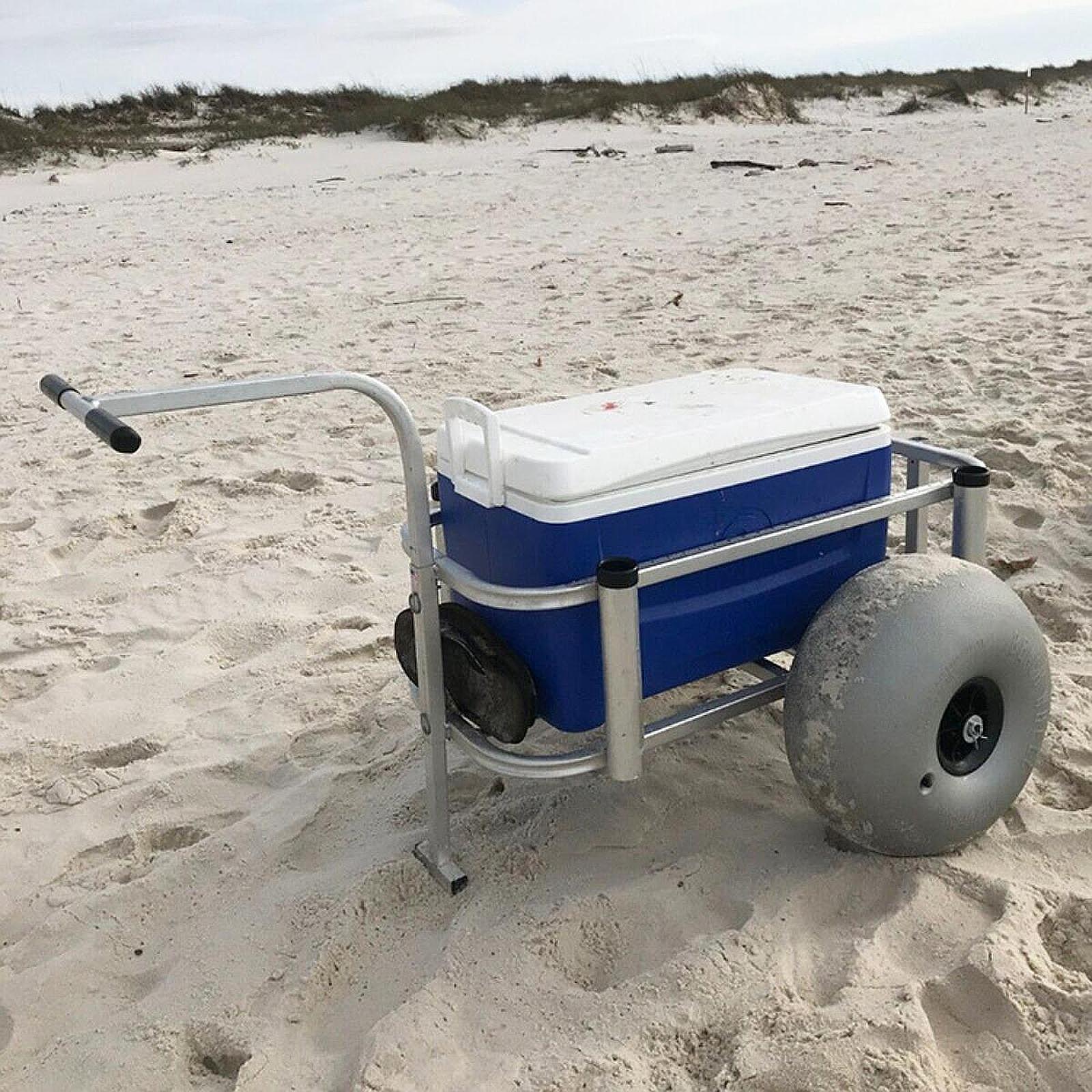 Beach Cart Sand Wheels 16 Inch - огляд і ціна Fishing Kayak Cart